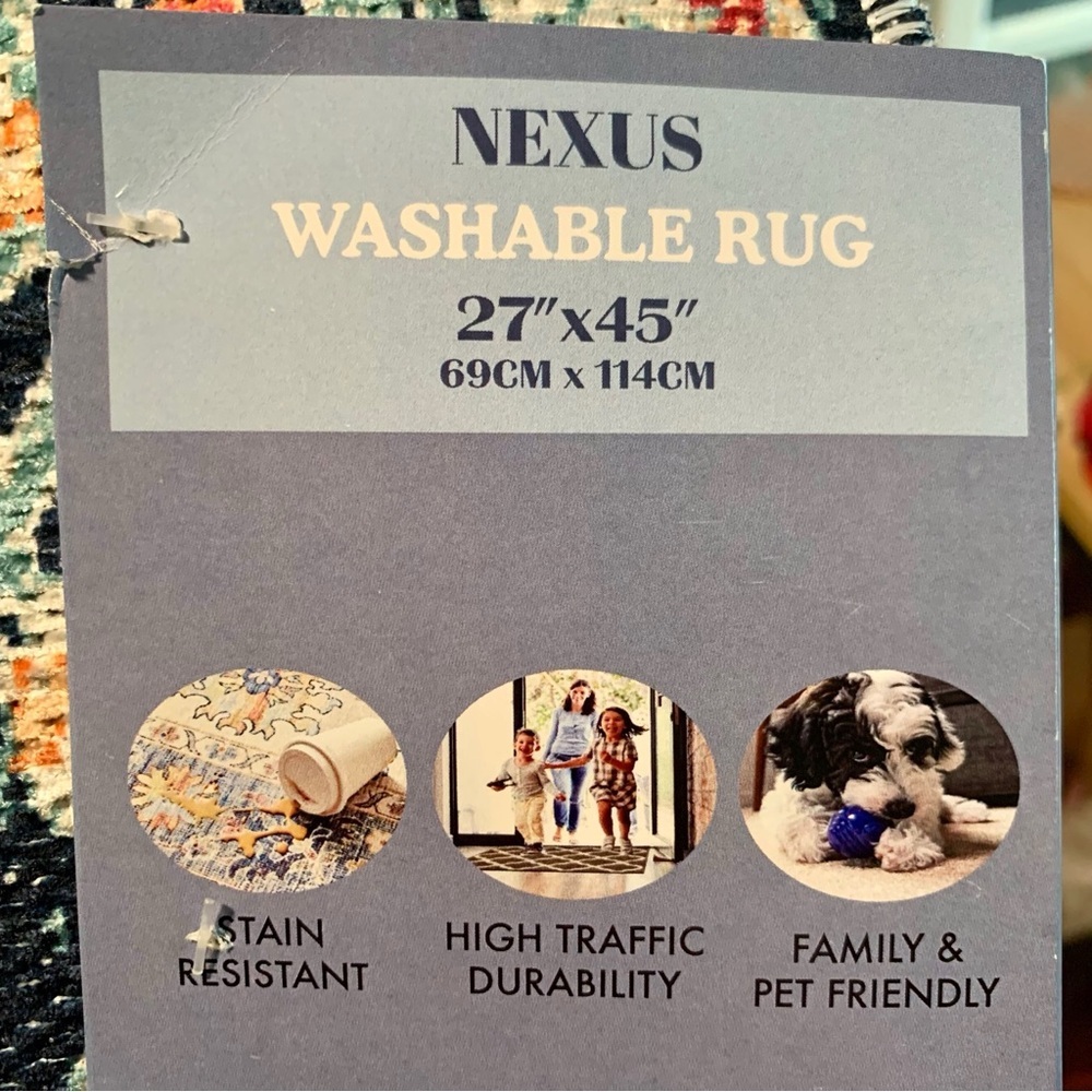 NWT Nexus Washable Rug Size 2x3 - Picture 2 of 11